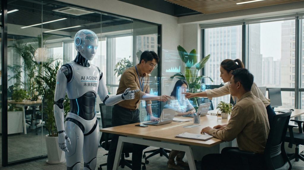 AI数字员工与人类团队协作