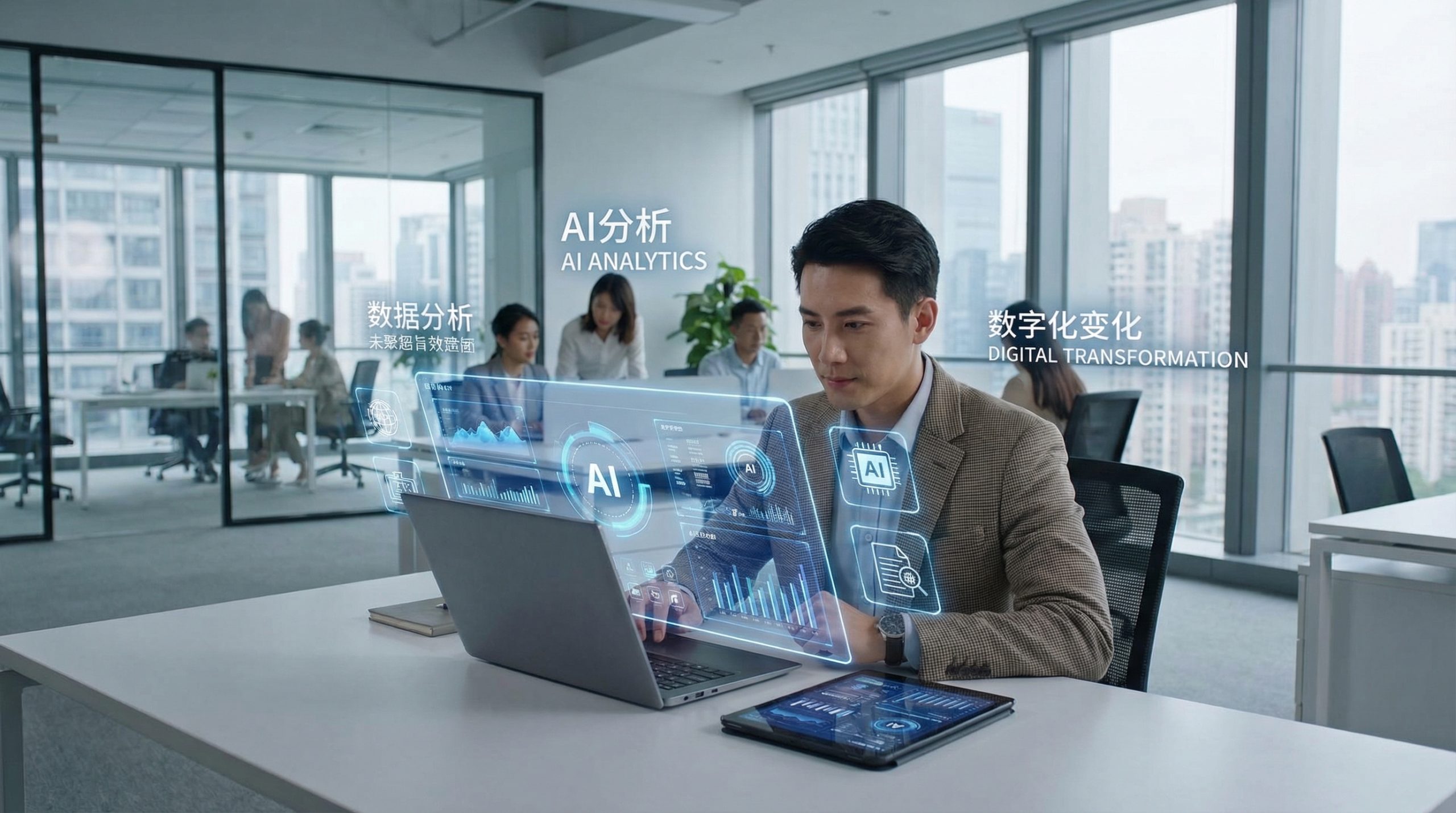 企业AI升级，数字化转型现代办公