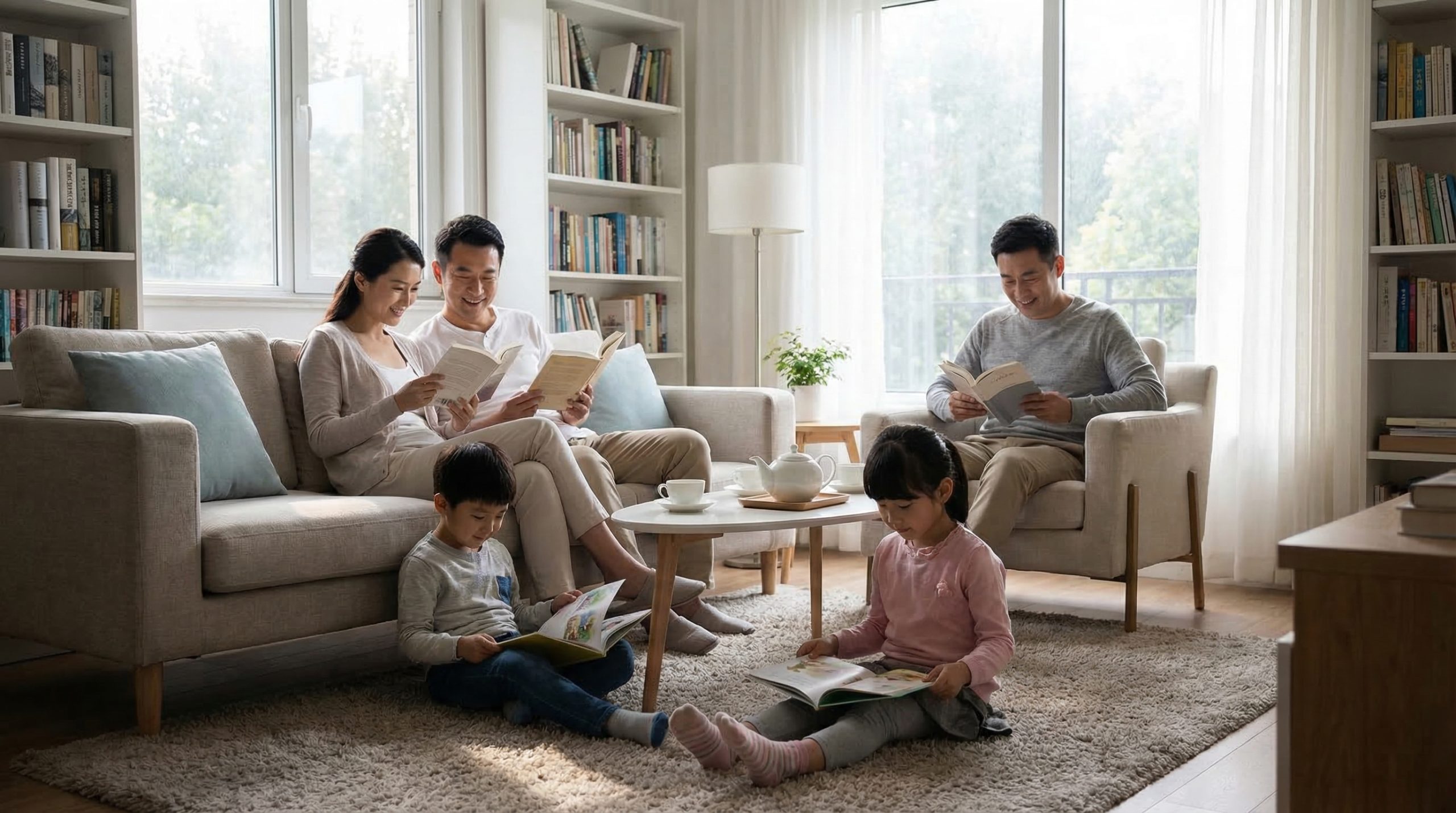 亲子共读家文化传承