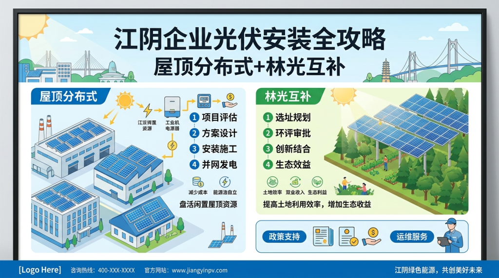 江阴企业光伏安装全攻略:屋顶分布式+林光互补,2026年投资回报深度解析-家和文化生态圈
